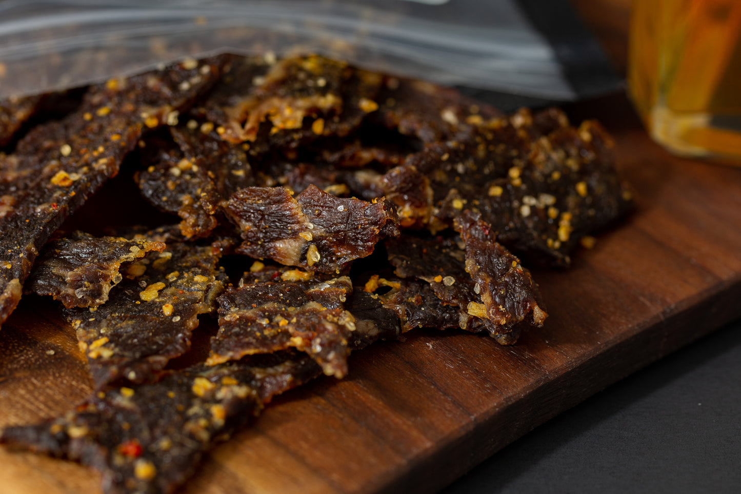 Smoky Maple Bourbon Beef Jerky